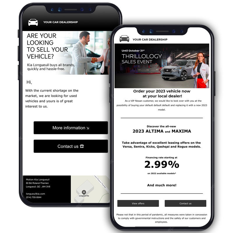  automotive digital marketing  email campaign